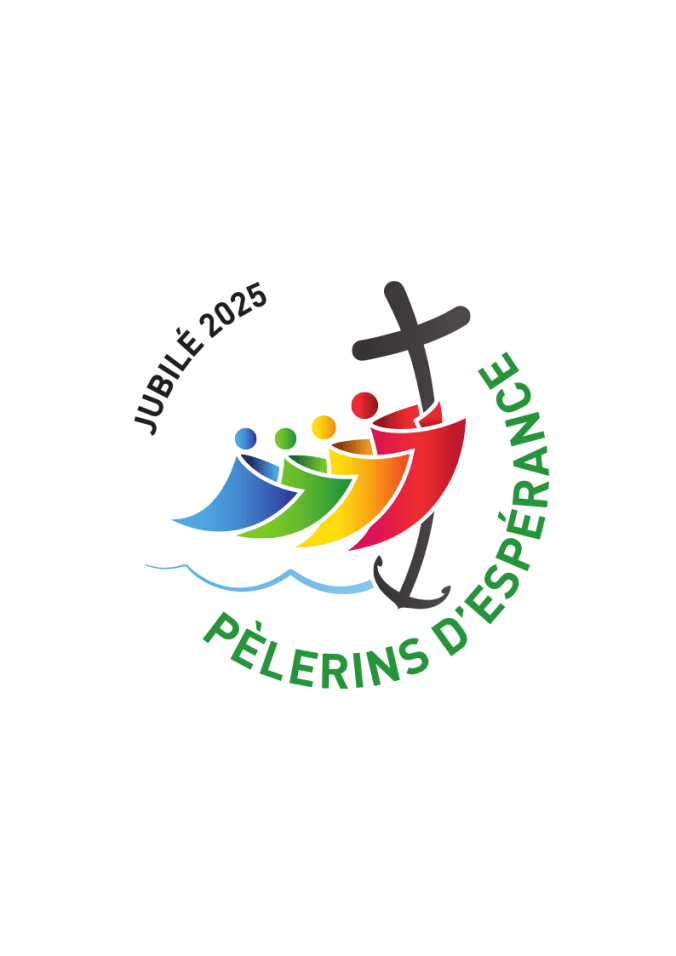 Logo de 2025 Année Jubilaire "Pèlerins d'Espérance"